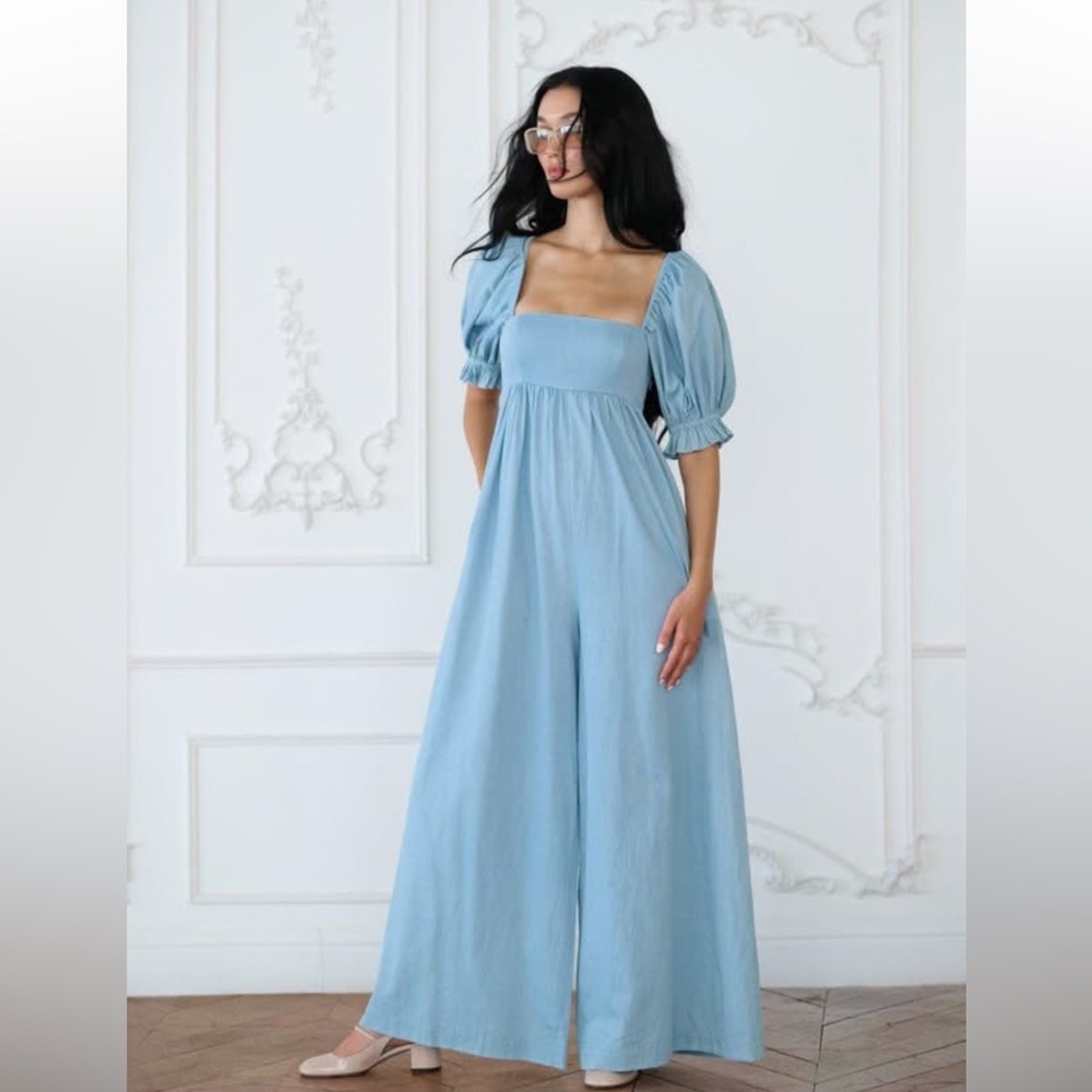 Selkie Bleached hamptons jumpsuit